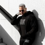 Pánska mikina Iron Aesthetics Swaggie, čierna · záber 1