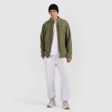 Pánsky regular fleece so stojačikom - khaki · záber 2