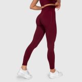 Športové legíny Iron Aesthetics Inspire, bordové · záber 5