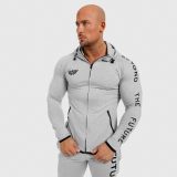 Pánska SlimFit mikina Beyond the Future, sivá · záber 4