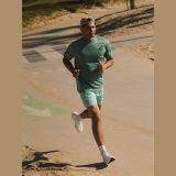 Pánske tričko relaxed s potlačou - zelené · záber 1