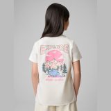 T-shirt regular s potlačou dievčenský - biely · záber 6
