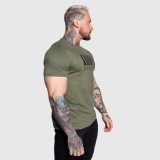 Pánske športové tričko Iron Aesthetics Urban, vojenská zelená · záber 4
