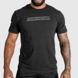 Pánske fitness tričko Iron Aesthetics Glam, čierne · záber 2