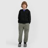 Chlapčenský regular fleece s kapucňou - čierny · záber 2