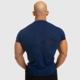 Pánske fitness tričko Iron Aesthetics Be Stronger, modré · záber 5