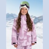 Snowboardová bunda membrána 8000 dievčenská - multicolor · záber 3
