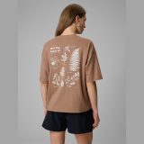 T-shirt regular s potlačou dámsky - béžový · záber 6