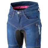 Dámske moto jeansy W-TEC Biterillo Lady - Veľkosť: XXL | Farba: Modrá · záber 3