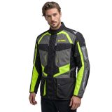 Pánska moto bunda W-TEC Burdys Evo - Veľkosť: XL | Farba: Sivá · záber 3
