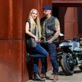 Kožená moto vesta W-TEC Losango - Veľkosť: S · záber 2