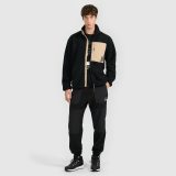 Pánsky sherpa polar regular so stojačikom - čierny · záber 2