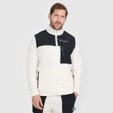 Pánsky polar so stojačikom regular - béžový · záber 1