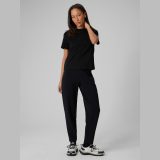 T-shirt regular hladký dámsky - čierny · záber 8