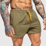 Pánske plavky Iron Aesthetics Beach Mode, zelené · záber 4