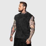 Tielko Iron Aesthetics Muscle Tee, washed black · záber 3