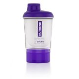 Nutrend Shaker se zásobníkem 300 ml fialová · záber 1