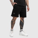 Pánske kraťasy Iron Aesthetics X Washed, čierne · záber 5