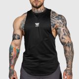 Tréningové tielko Iron Aesthetics Gym Tank, čierne · záber 1