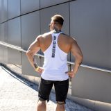 Funkčné tielko Iron Aesthetics, biele · záber 2