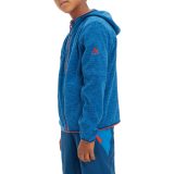 McKinley Choco III Fleece Jacket Kids - Veľkosť: 116 | Farba: Modrá · záber 4