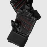 Fitness rukavice Iron Aesthetics Leather Beast, sivé · záber 3