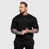Oversize tričko Iron Aesthetics Major, čierne · záber 2