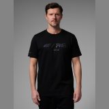 T-shirt regular s potlačou pánsky 4F x Robert Lewandowski - čierny · záber 5