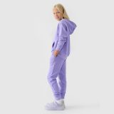 Dievčenské teplákové nohavice typu jogger - denim · záber 2