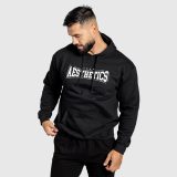 Mikina s kapucňou Iron Aesthetics Frontline, čierna · záber 5