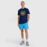 T-shirt regular s potlačou pánsky - tmavomodrý · záber 2