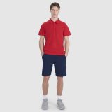 Pánske regular polo tričko - červené · záber 4