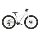 Kross Level JR 2.0 24" - model 2025 biela / čierna / lesk - S (12", 130-150 cm) · záber 1