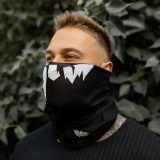 Multifunkčný nákrčník Iron Aesthetics Skull, black · záber 1
