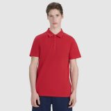 Pánske regular polo tričko - červené · záber 3