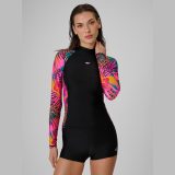 Dámsky top na plávanie a vodné športy s ochranou UPF50+ - multicolor · záber 3