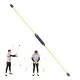 Kmitacia tyč inSPORTline Flexi Bar Easy - Farba: Zelená · záber 1