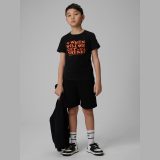T-shirt regular s potlačou chlapčenský - čierny · záber 4