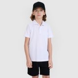 Detské polo tričko - biele · záber 2