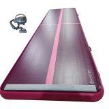 Airtrack MASTER S-Pro nafukovacia žinenka 800 x 150 x 20 cm - fialová - ružová · záber 1