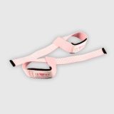 Trhačky s gripom Iron Aesthetics Grip Straps, ružové · záber 2