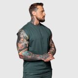 Tielko Iron Aesthetics Muscle Tee, zelené · záber 4