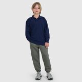 Chlapčenské polo longsleeve regular - tmavomodrá · záber 2