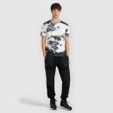 Pánske regular tričko s potlačou - čierne · záber 2