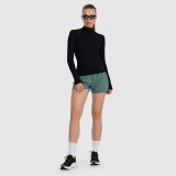 Rýchloschnúci dámsky trailový longsleeve na beh - čierny · záber 2