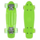Mini pennyboard WORKER Pico 17" so svietiacimi kolieskami - Farba: Žltá, Modrá · záber 2
