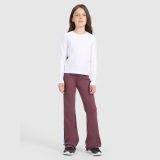 Dievčenský slim hladký longsleeve - biely · záber 2