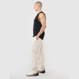 Pánske casual cargo nohavice - béžové · záber 4