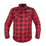 W-TEC Black Heart Rattlesneak červeno-čierna kockovaná - L · záber 1