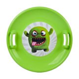 STT Talíř na sníh zelená monster · záber 1